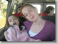 Awwwww...precious little Hannah in momma Meredith's arms.